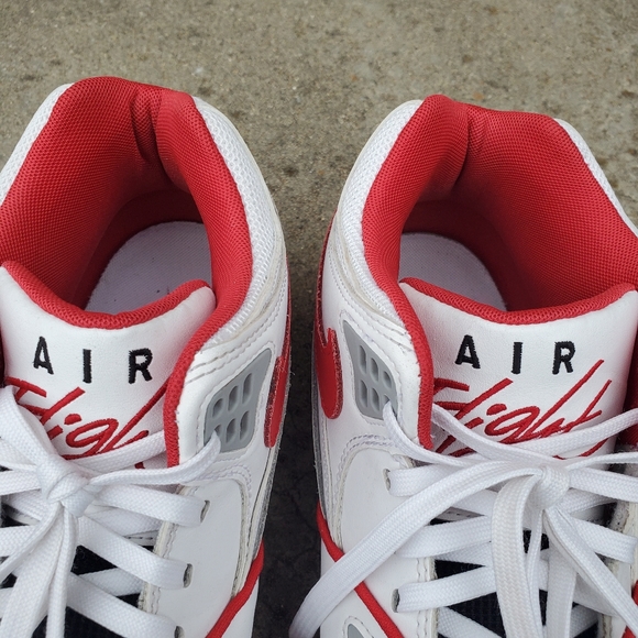 Nike Air Flight 89 "Ron Harper" 819665-100 Red White Mens Size 13 US Shoes - Picture 9 of 12